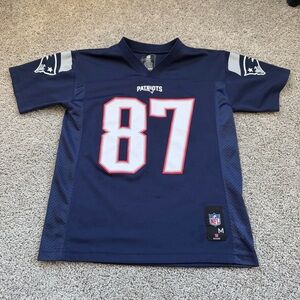 New England Patriots Rob Gronkowski #87 Football Jersey Youth Medium 10/12